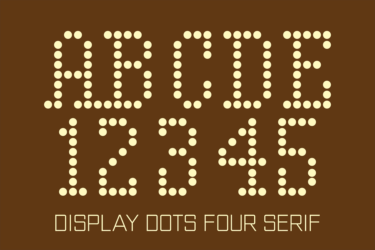 Display Dots & Squares Fonts, a Font by GG Design (Photo 8 of 13)
