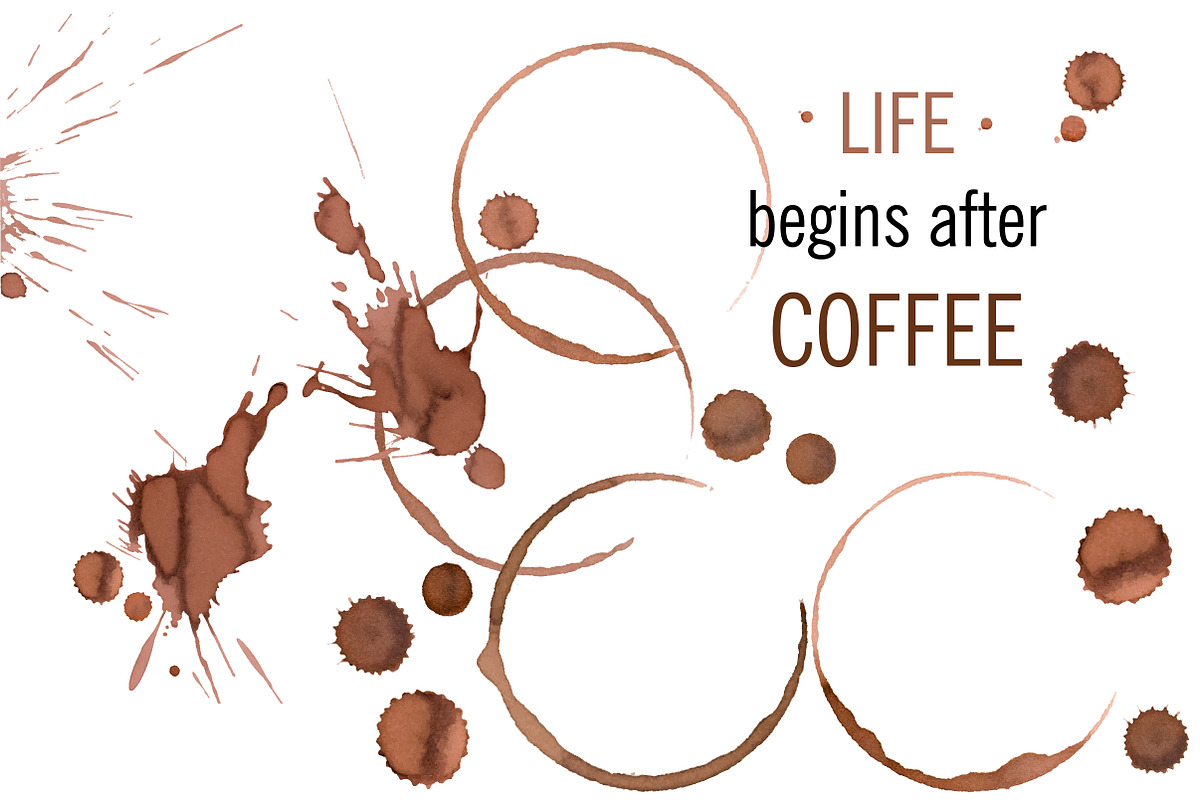 Coffee and wine stains, a Food Illustration by Lina_Lisichka (Photo 5 of 6)
