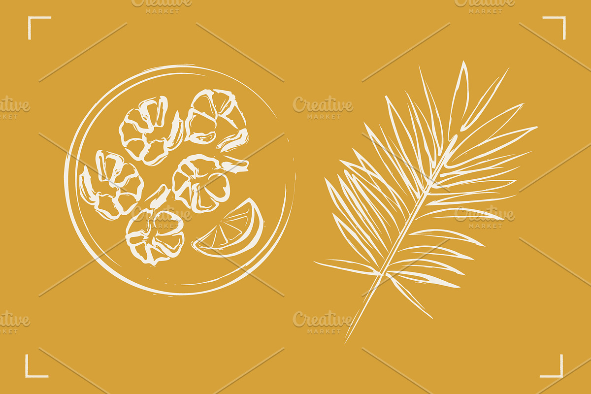 SUMMER VACATION VECTOR SET, a Seasonal Illustration by Bonfloret Studio (Photo 3 of 7)