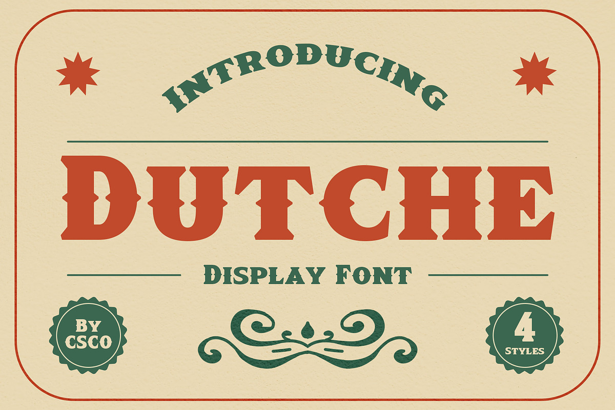 Dutche – Display Serif, a Serif Font by Craft Supply Co. (Photo 1 of 8)
