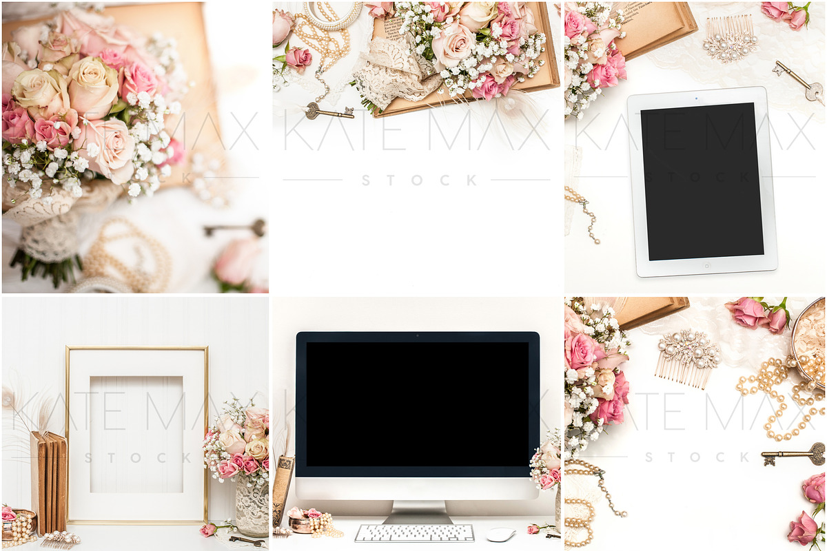 Vintage Wedding Stock Photo Bundle, a Print Template by Styled Stock House (Photo 2 of 3)