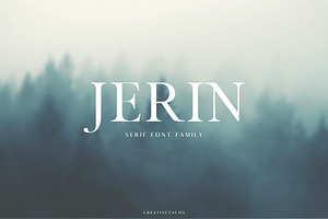 Jerin Serif Font Famiy