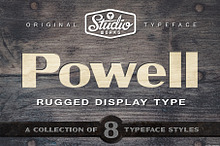 Powell | Rugged Display Typeface
