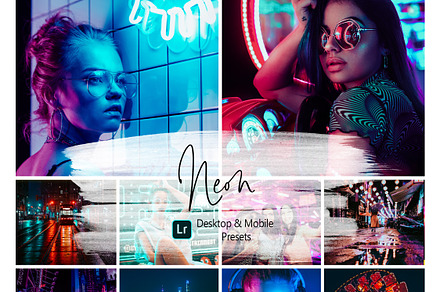 10 Neon Lightroom Presets
