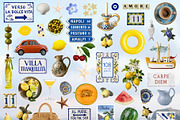 Italian Summer Collage Pack, an Object Graphic by lerinartstudio (Thumbnail 4 of 10)