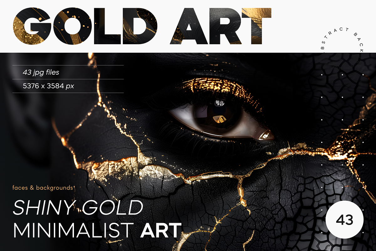 Shiny Gold Minimalist Art, an Abstract Photo by Lumeno (Photo 1 of 5)
