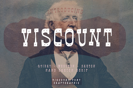 Viscount Western Font | Playful Type, a Handwritten Font by Craft Graphic Type