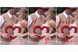 Valentine's Day Photoshop Overlays