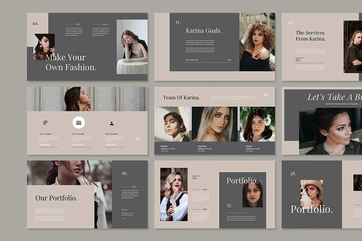 Karina Busines Presentation Template, a Presentation Template by Analogous Temp (Photo 3 of 5)