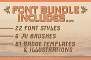 The Western Desert Font Bundle, a Font by NienowBrand (Thumbnail 2 of 11)