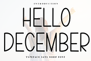 Hello December, a Sans Serif Font by FreshTypeINK (Thumbnail 1 of 8)