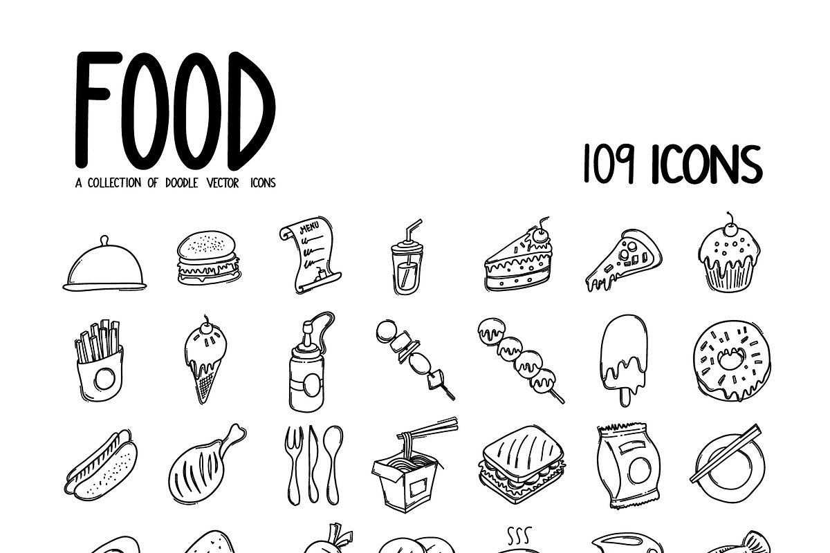 4300+ Hand-Drawn Doodle Icons Bundle, an Outline Icon by TKDoodle (Photo 18 of 36)