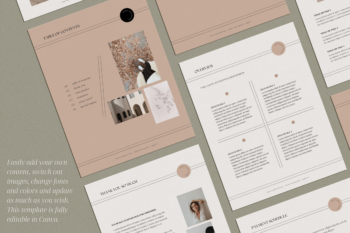 Client Exit Packet | Offboarding, a Templates & Theme by Tiny Pine Creative (Photo 3 of 13)