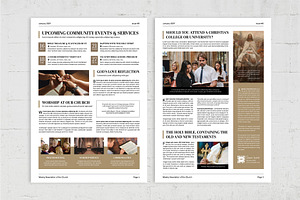 Church Newsletter Template