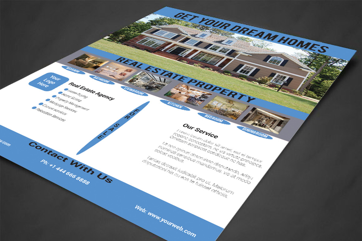 Real Estate Flyer, a Flyer Template by PenciGraphics (Photo 2 of 4)