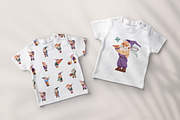 Cute garden gnomes set + pattern, a Person Illustration by PaperTrident (Thumbnail 8 of 8)