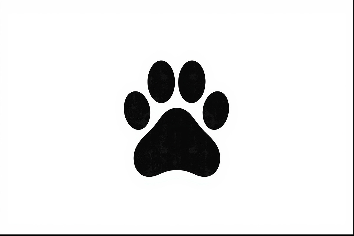 Cat Silhouette Paw Cutout Set, an Illustration by hafijul (Photo 8 of 9)
