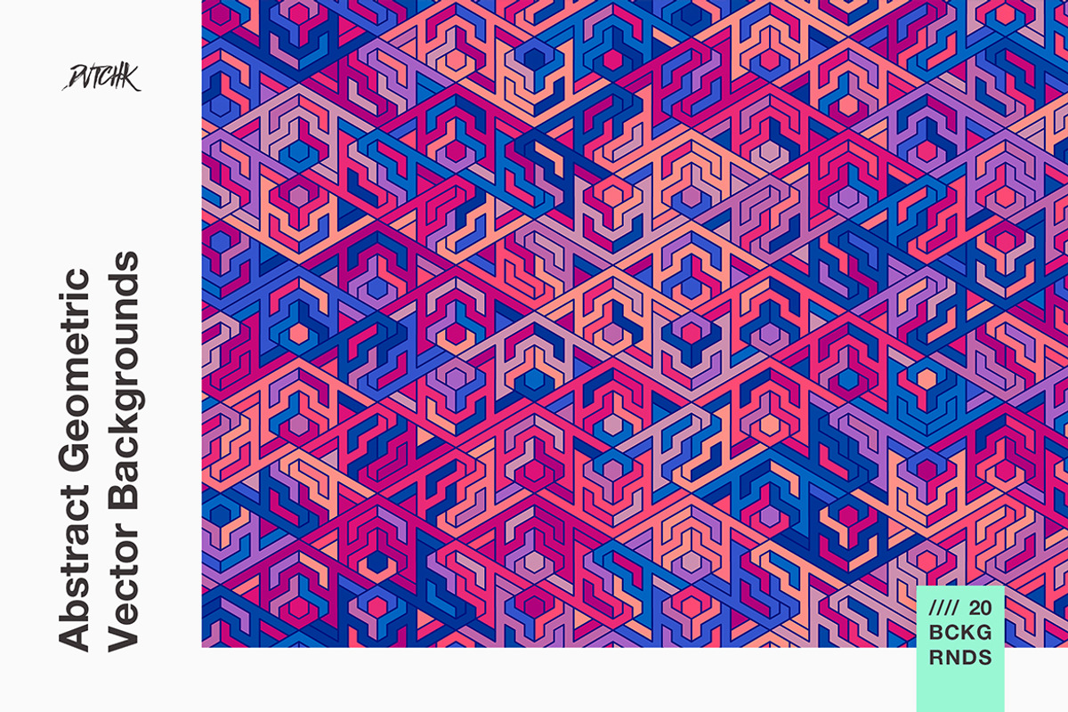 Abstract Geometric Vector Background, a Background Graphic by dvtchk (Photo 14 of 14)