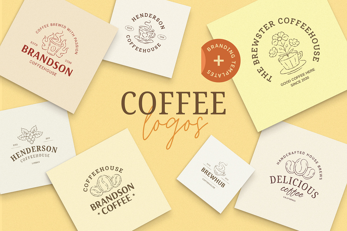 Whimsical Cafe & Bakery Branding Kit, a Branding & Logo Template by Vasya Kobelev (Photo 1 of 13)