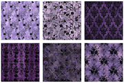 Purple Gothic Digital Paper, a Seasonal Illustration by Designworld (Thumbnail 5 of 6)