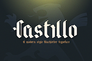 Castillo, a Blackletter Font by DonMarciano (Thumbnail 1 of 6)