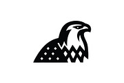 Hawk Head Icon Illustration Silhouet, a Branding & Logo Template by Vectorium Studio (Thumbnail 2 of 2)