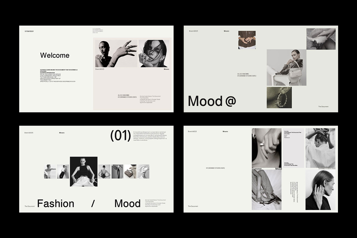 Brand / Mood and Brief, a Presentation Template by Studio Industry (Photo 5 of 12)