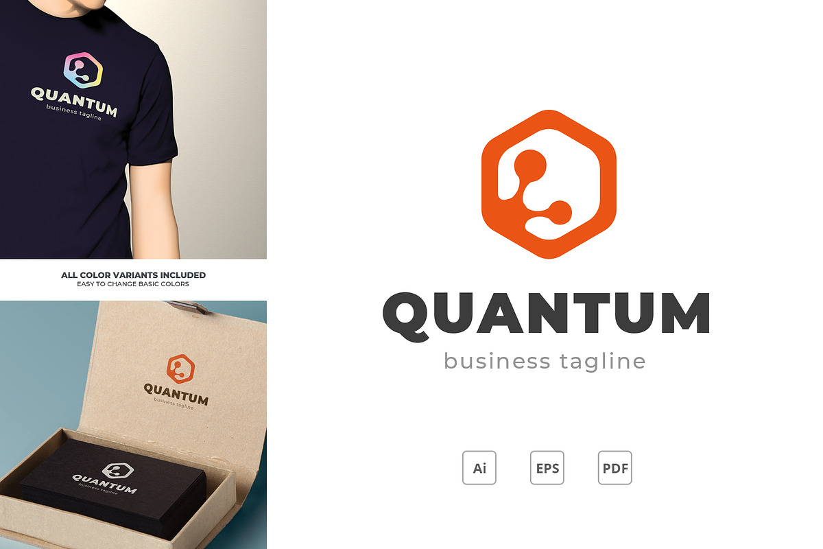 Quantum - Logo Template, a Branding & Logo Template by survivor (Photo 1 of 2)