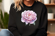 Watercolor Blush Peonies Flowers Cli, an Illustration by DreamCafeArt (Thumbnail 5 of 7)