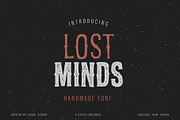 Lost Minds- A Handcrafted Font, a Blackletter Font by Visual Blends (Thumbnail 1 of 7)