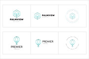 300 Geometric Premade Logo Bundle, a Branding & Logo Template by XpertgraphicD (Thumbnail 55 of 63)