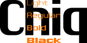 Chiq, a Sans Serif Font by ingoFonts (Thumbnail 1 of 13)