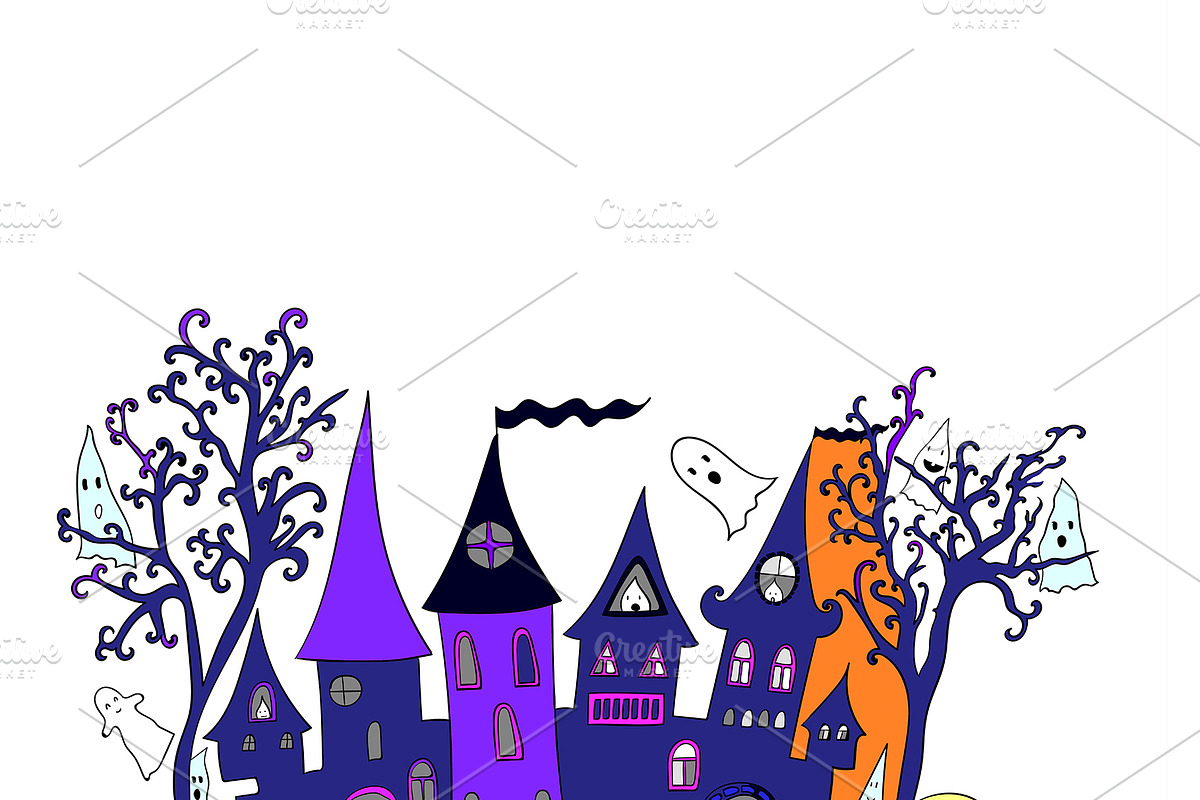 Halloween party design elements, a Seasonal Illustration by pictures for you (Photo 7 of 9)