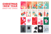 Christmas and New Year Cards, a Seasonal Illustration by PureSolution (Thumbnail 1 of 4)