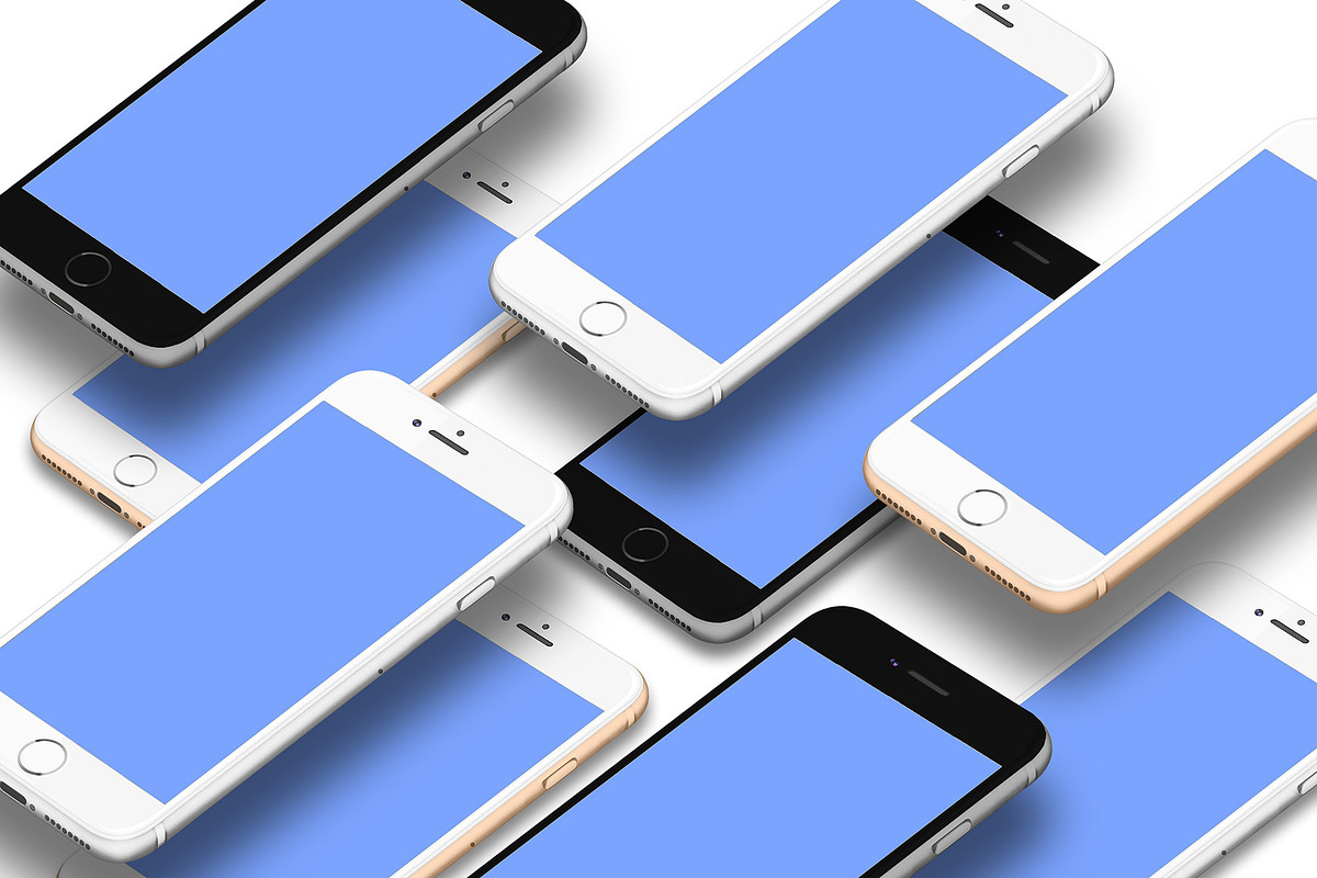 3D iPhone Presentation Mock-Up 03, an iPhone Mockup by Graphicsworld125 (Photo 4 of 9)