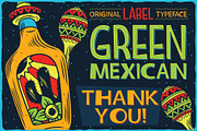 Green Mexican Typeface, a Symbol Font by VozzyStock (Thumbnail 6 of 6)