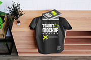 T-Shirt Mockup & Book Mockup, a Mockup by Mockupnine (Thumbnail 3 of 4)