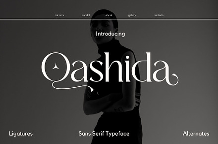 Qashida Sans Serif, a Sans Serif Font by Aditastudios