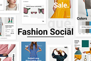 QUE - Fashion & Retail Social Media, a Social Media Template by NordWood (Thumbnail 1 of 8)
