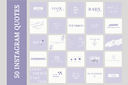Purple Wedding/Florist Instagram, a Social Media Template by LushBury (Thumbnail 4 of 9)