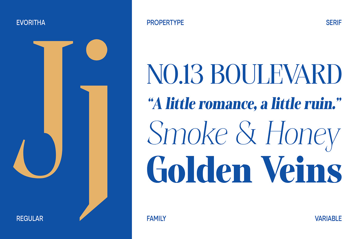 Evoritha, a Serif Font by Propertype (Photo 8 of 16)