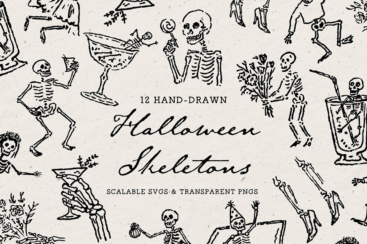 Halloween Clipart Bundle, Spooky Set, a Seasonal Illustration by The October Creative (Photo 3 of 13)