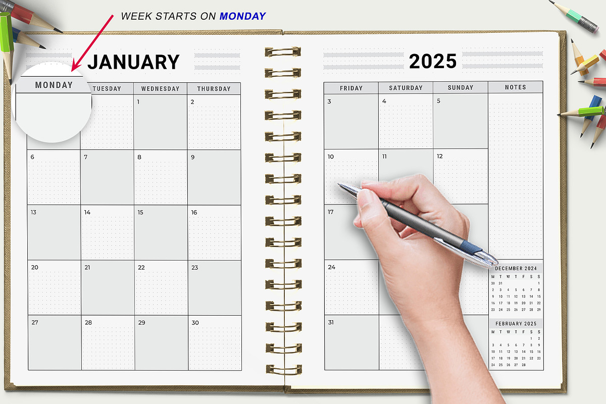 Ultimate Planner Bundle Pack 2024-27, a Stationery Template by ROJI CREATOR (Photo 4 of 9)