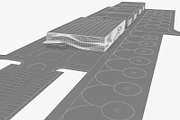 Modern Regional Airport, an Architecture 3D Model by 3DNUTS (Thumbnail 11 of 14)