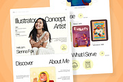 Sienna Fox - Creative Portfolio UI, a Landing Page Template by productype1 (Thumbnail 4 of 5)