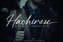 Hachirou - Signature Font