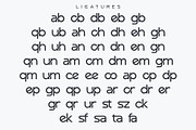 Godber - Modern Ligature Sans Serif, a Sans Serif Font by Sealoung (Thumbnail 8 of 11)