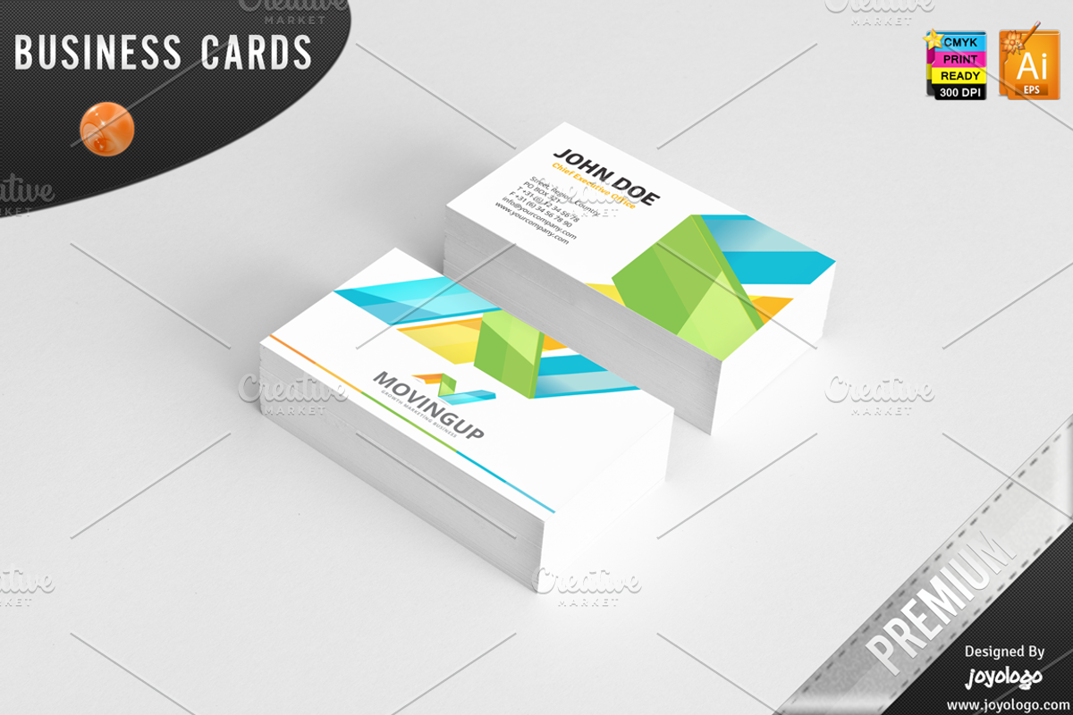 3D Arrows Marketing Corporate ID, a Stationery Template by joyologo (Photo 2 of 2)