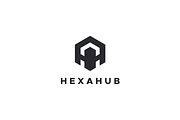 Hexa Hub - Letter H HH Logo Design, a Branding & Logo Template by yopie (Thumbnail 3 of 3)