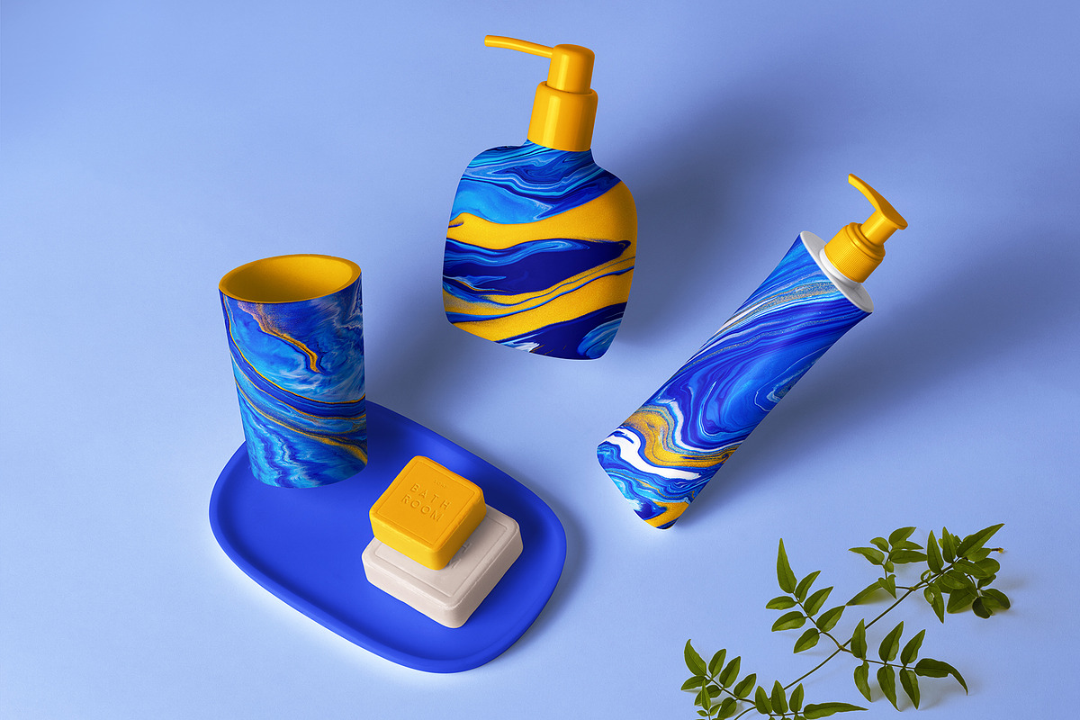 Golden & Blue textures, a Texture Graphic by Mirror Flow (Photo 8 of 12)